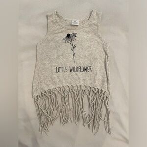 Girls fringe top